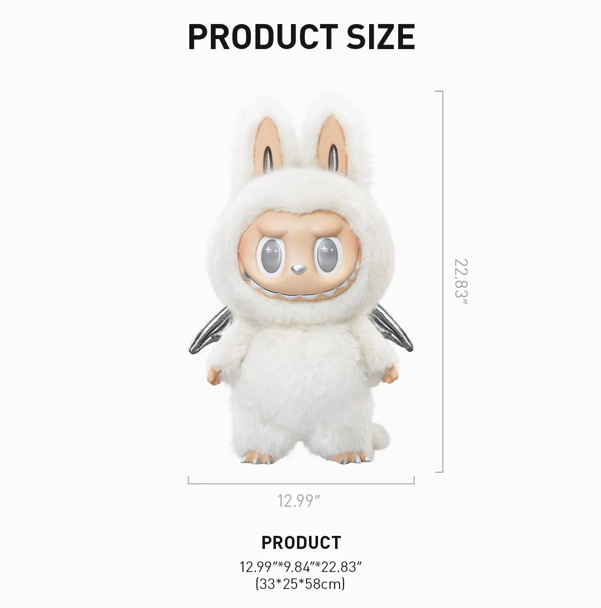 LABUBU THE MONSTERS - ANGEL IN CLOUDS Vinyl Face Doll POP MART