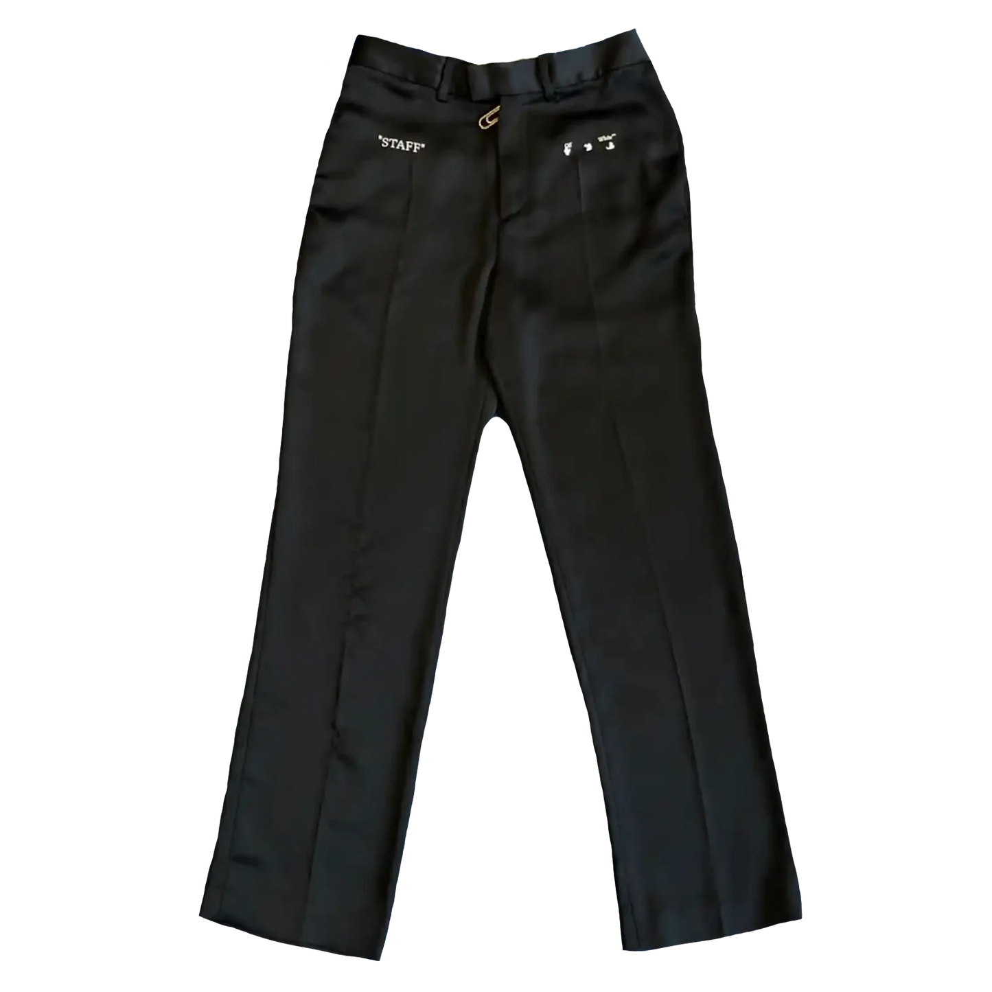 OFF WHITE Pants Staff Garment Navy