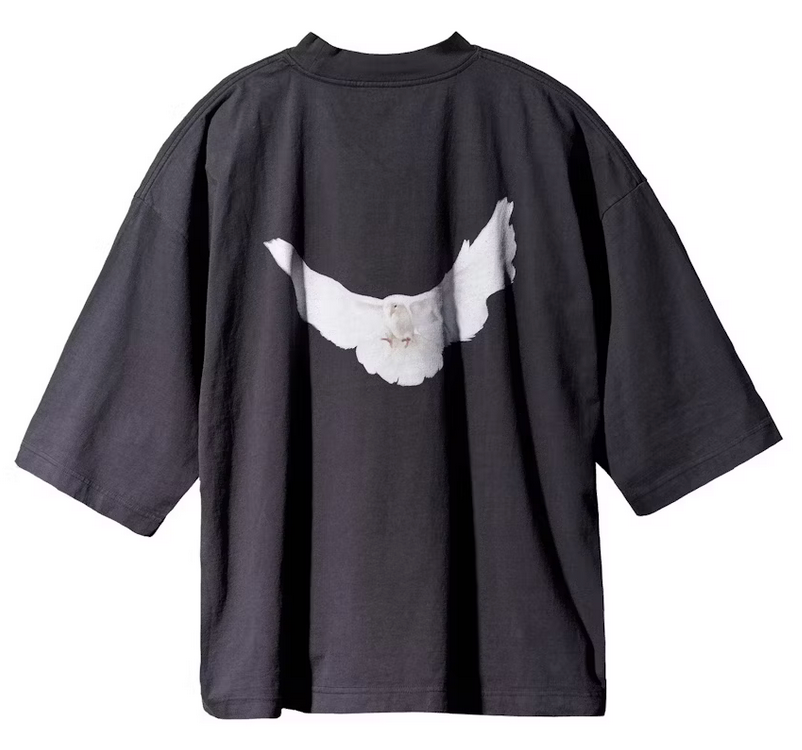 CAMISETA YEEZY GAP ENGINEERED BY BALENCIAGA DOVE 3/4 BLACK