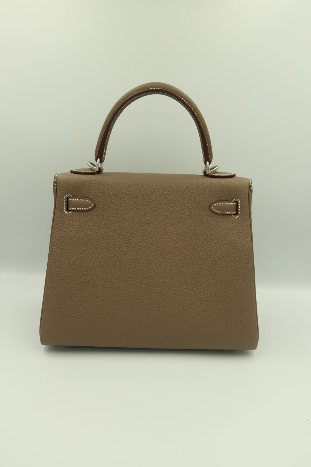 KELLY 25 RETOURNE IN ETOUPE TOGO LEATHER PHW HERMES