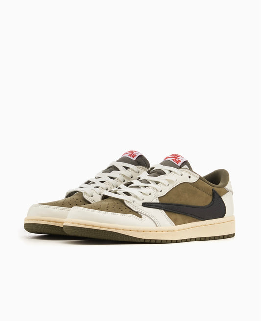 NIKE Air Jordan x Travis Scott 1 Low OG "Medium Olive"