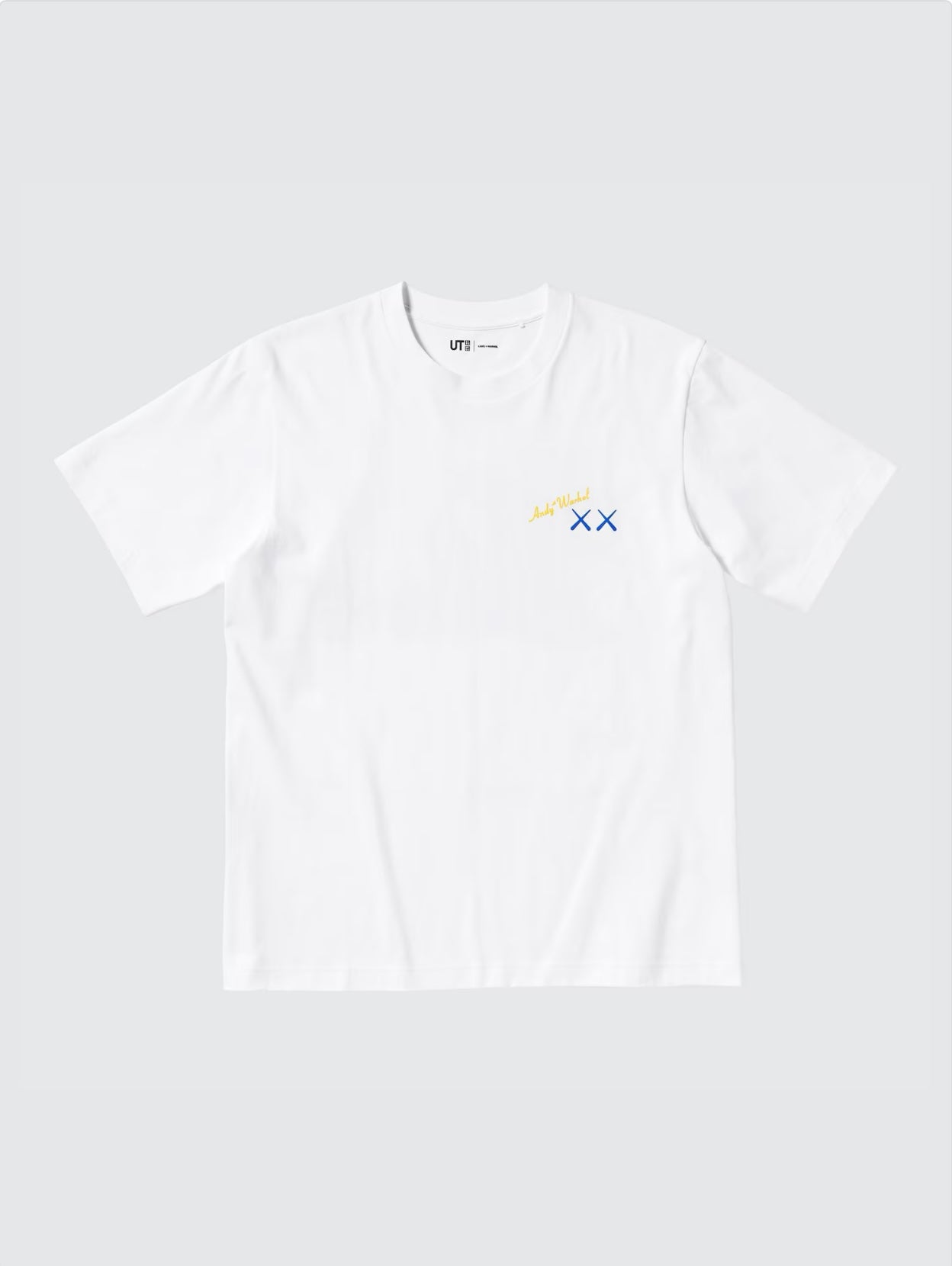 KAWS X UNIQLO WARHOL UT GRAPHIC T-SHIRT BLUE BANANA