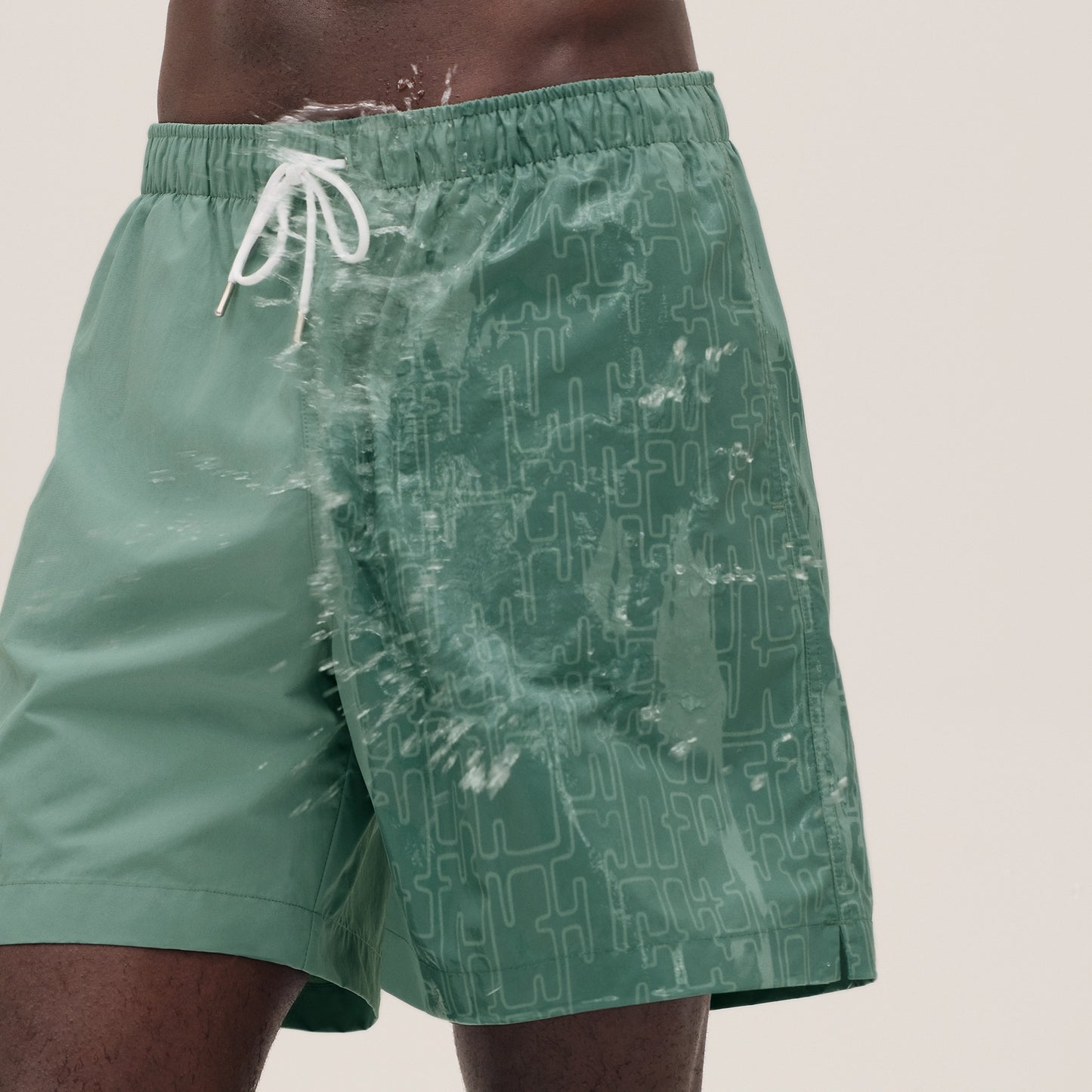 HERMES "H Fantome" swim trunks