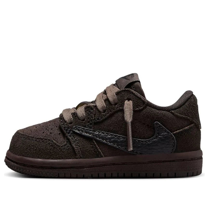 NIKE Air Jordan kids 1 Retro Low OG SP x Travis Scott 'Velvet Brown'