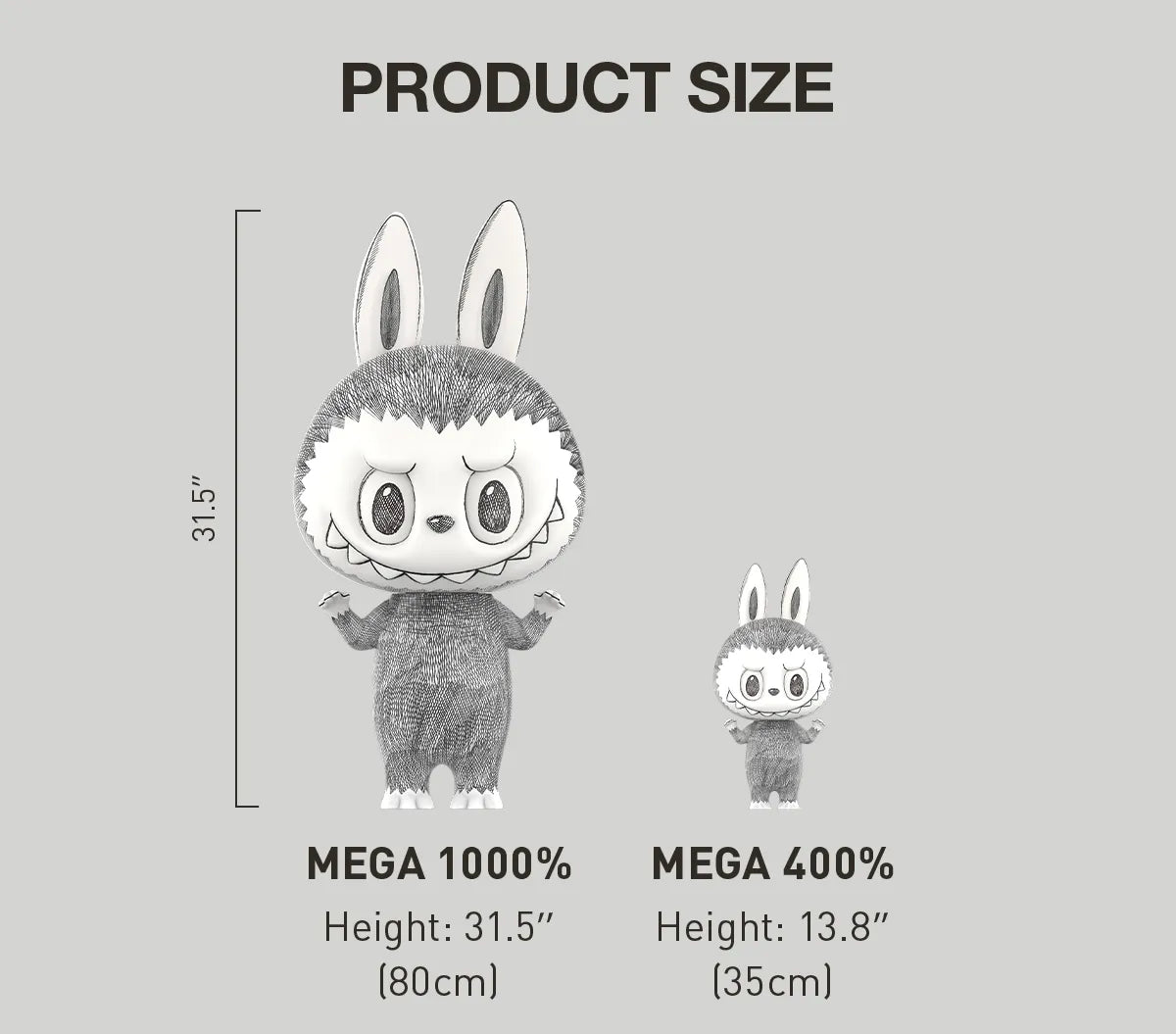 MEGA LABUBU 1000% Sketch