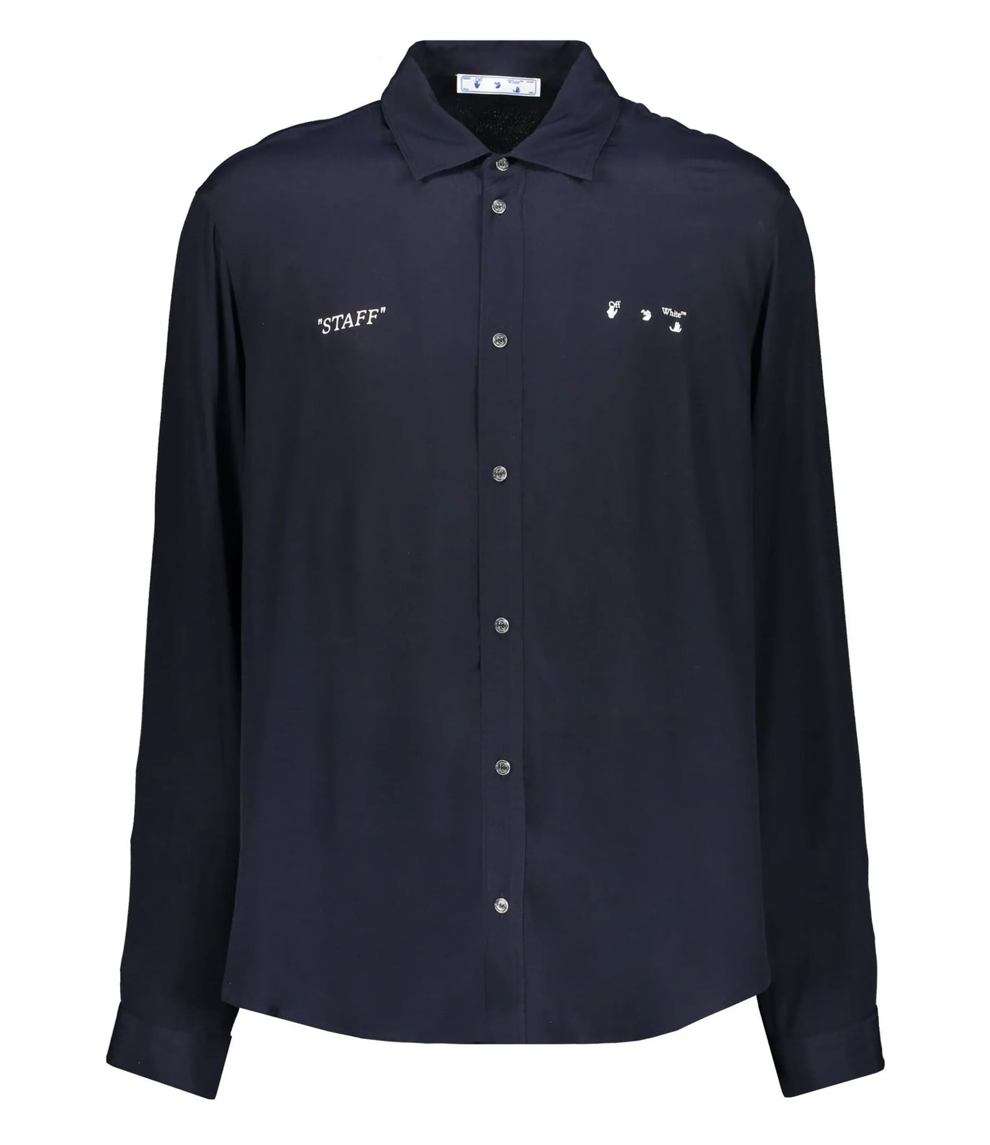 Off White long sleeve Staff Garment Navy