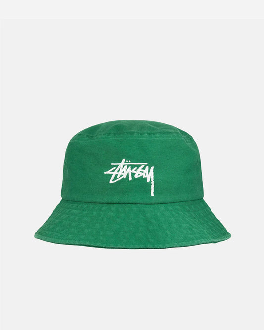 GORRA BUCKET STUSSY BIG STOCK GREEN S/M