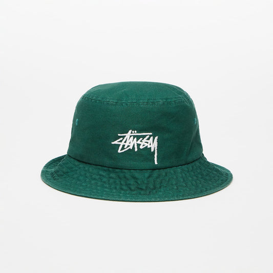 GORRA BUCKET STUSSY BIG STOCK DARK GREEN S/M