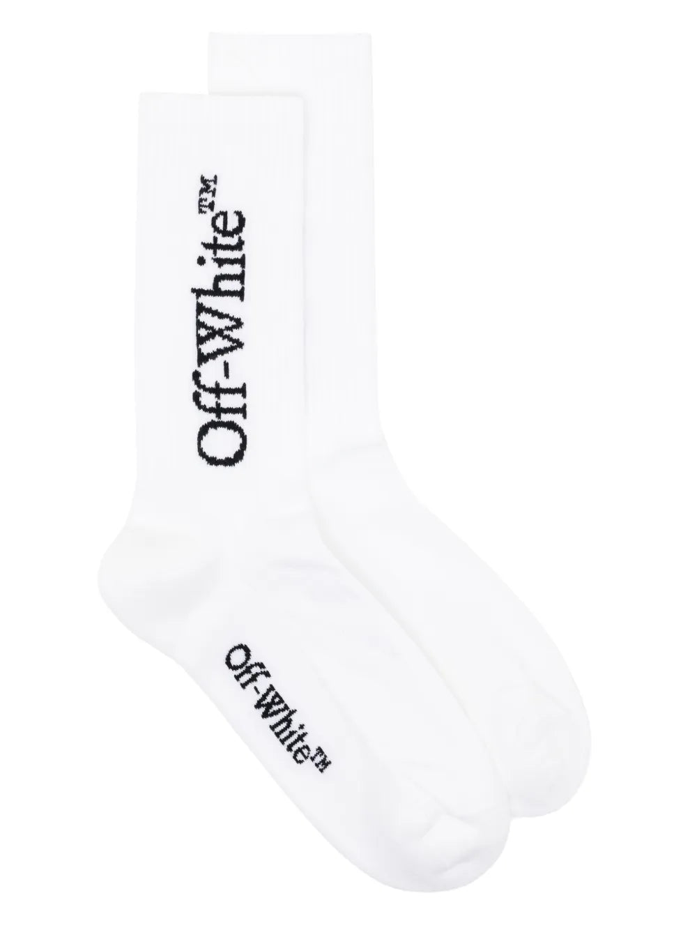 CALCETINES OFF-WHITE WHITE BLACK SIMPLE LOGO