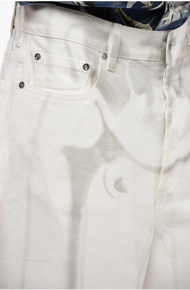 PANTALON OFF-WHITE BODY SCAN BONE
