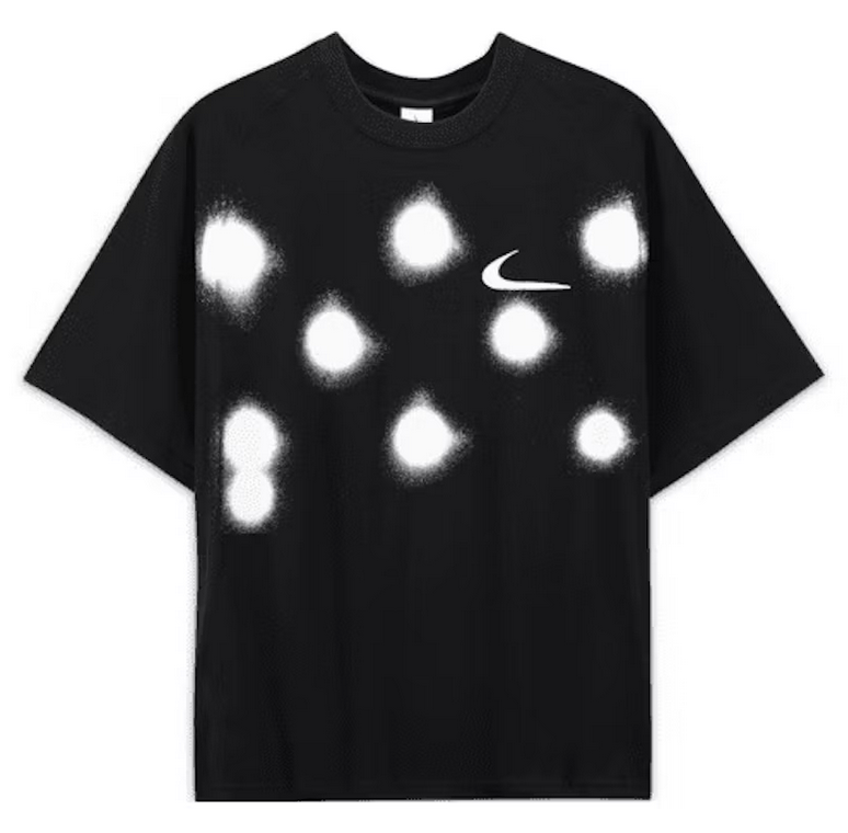 CAMISETA NIKE X OFF-WHITE BLACK SPRAY PRINTED EFFECT