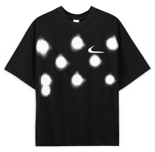 CAMISETA NIKE X OFF-WHITE BLACK SPRAY PRINTED EFFECT