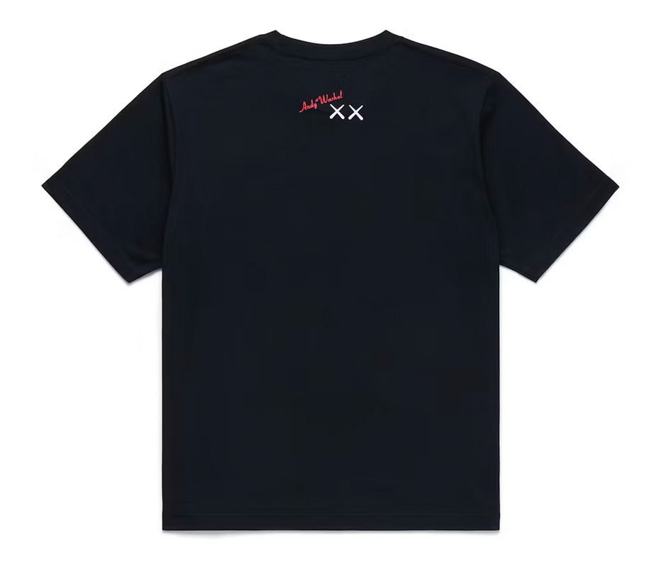 CAMISETA KAWS WARHOL WHITE GRAPHIC BLACK ROBOT