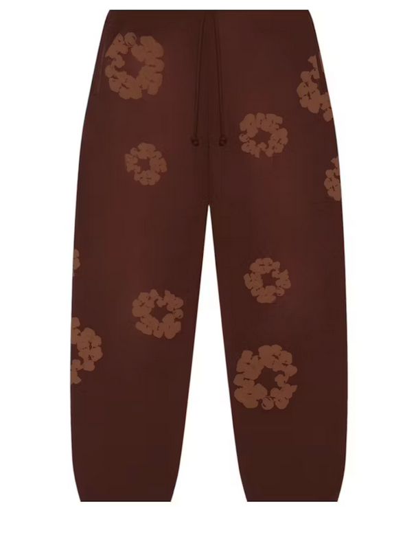 PANTALON DENIM TEARS COTTON WREATH BROWN