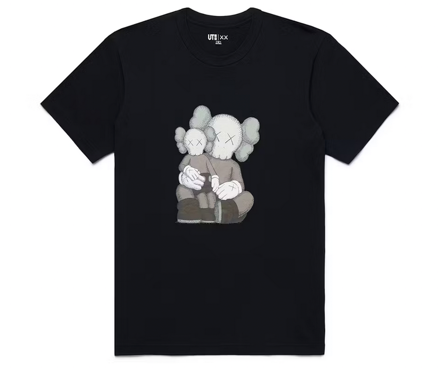 CAMISETA KAWS ESTAMPADA COLOR BLACK