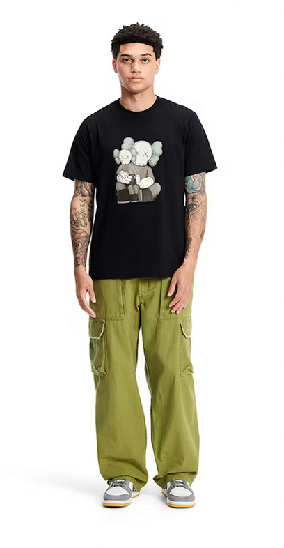CAMISETA KAWS ESTAMPADA COLOR BLACK